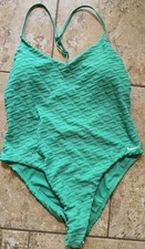Nike Swoosh Link Terry Y-Back One-Piece Swimsuit. Women's Size Medium. New.