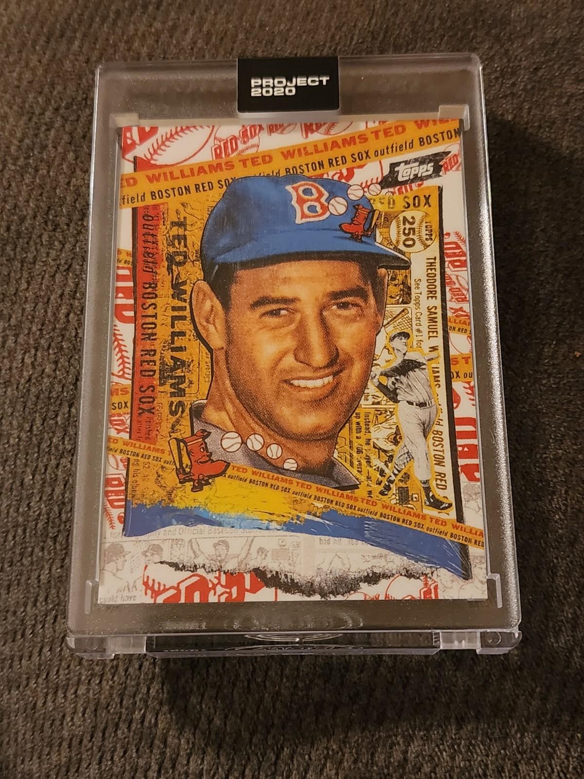 Topps Project 2020 TED WILLIAMS by Tyson Beck Card #122 1954 Red Sox HOF