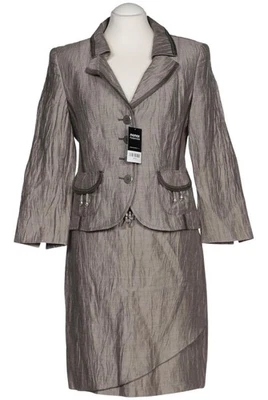 Gerry Weber Anzug Damen Kostüm Set Zweiteiler Gr. 36 Leinen Grau #bqbords - Bild 1 von 4