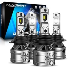 NOVSIGHT 9005/HB3 9006/HB4 LED Headlight Bulbs Combo - 600 Brighter