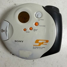 Sony Sports CD Walkman D-SJ301 White G-Protection Portable Personal Music Player