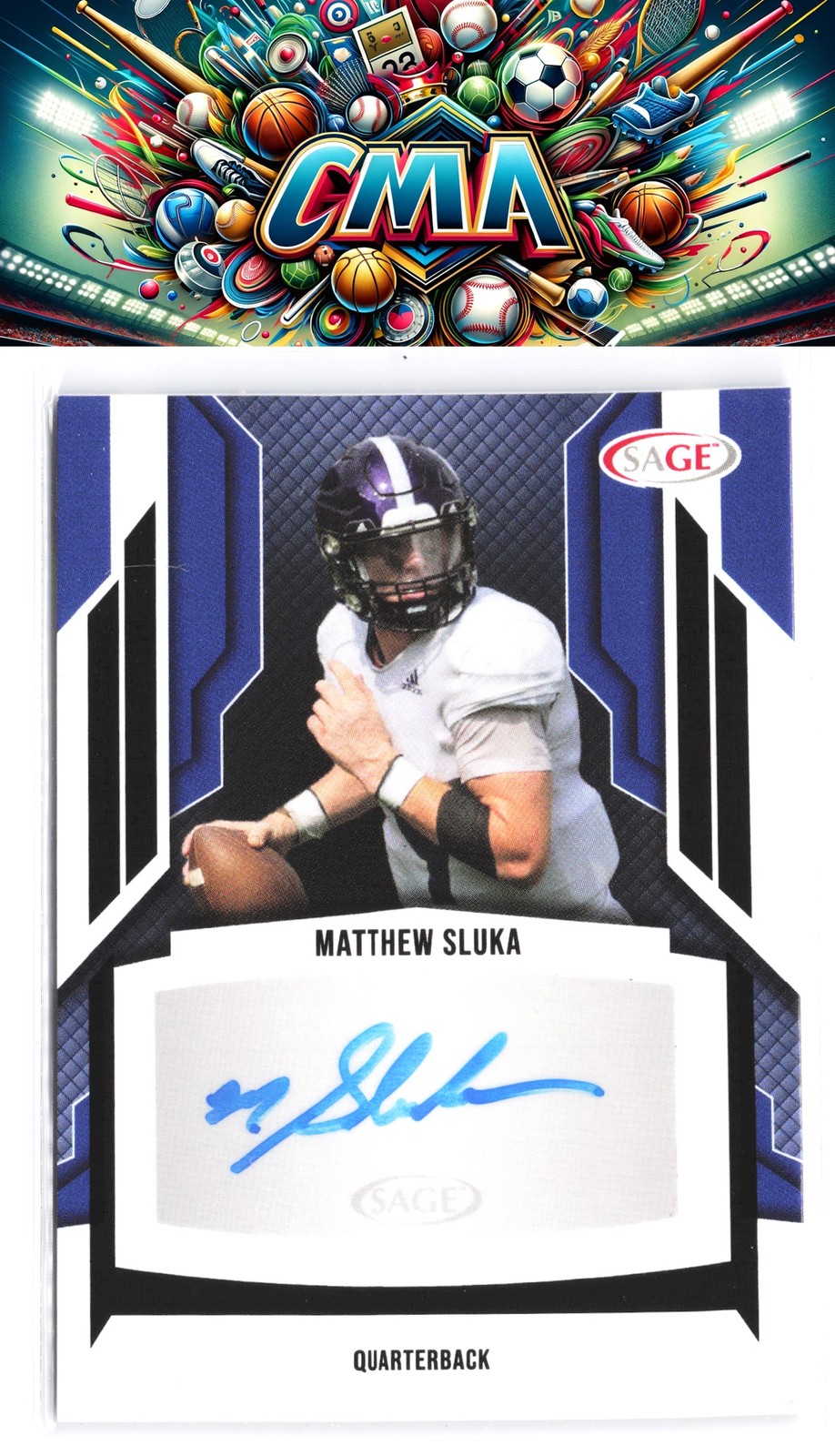 2024 SAGE HIT #A-MS Matthew Sluka Autograph Auto Black (Low Series)