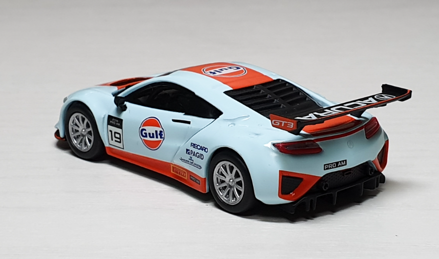 Mini GT Acura NSX Gulf Racing Gt3 #19 USA Mijo Exclusives 1 64 for