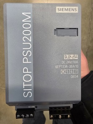 Siemens 6EP1334-3BA10 Sitop PSU200M Power Supply 230V/500VAC Input 24VDC Output