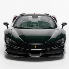 BBR 1:18 Ferrari SF90 Spider Magma Red/Black Limited Edition w/Case - P18194RBD