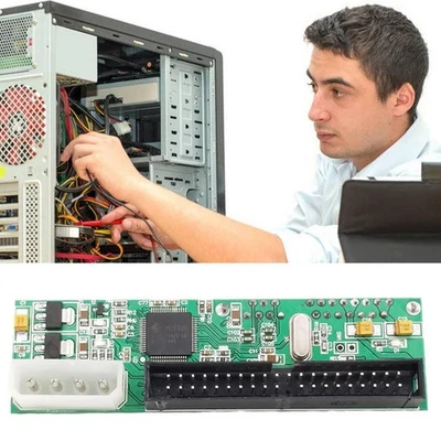 Pata IDE to Sata Hard Drive Adapter 3.5 HDD toSerial J5U8 NEU Z9F3DE ATA B6J0