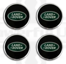 Land Rover Logo Emblem Wheel Center Caps - 4 Pc - Hub Cap HSE