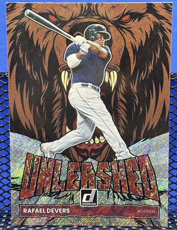 2022 Donruss RAFAEL DEVERS Silver Rapture Unleashed Boston Red Sox