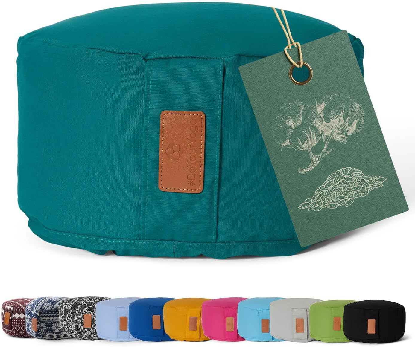 Cuscino Yoga Professionale Vishnu - Pula di Farro Bio - Qualità Premium
