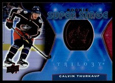 2020-21 Upper Deck Trilogy Rookie Super Stage Calvin Thurkauf /999 Columbus Blue