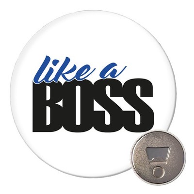 Magnet like a Boss Flaschenöffner like a Boss Geschenkidee Präsent Mitbringsel S