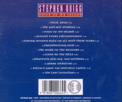 STEPHEN QUIGG VOICE OF MY ISLAND NEW CD