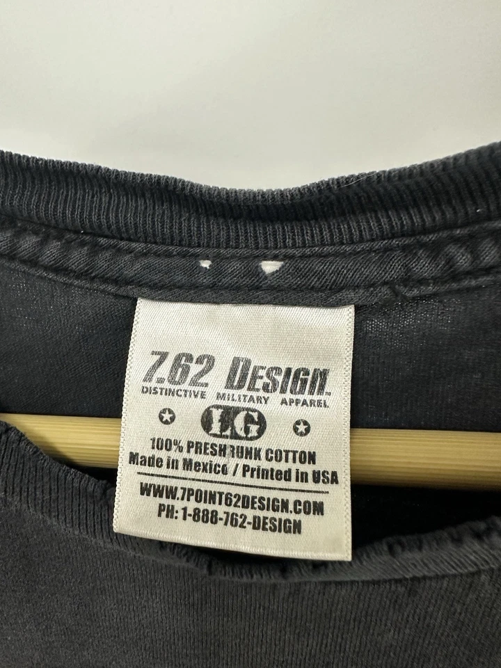 Camiseta De Colección Peace Through Superior Firepower Gun AR-15 MP5 Desteñida Thrashed Usada L Foto 4 de 4