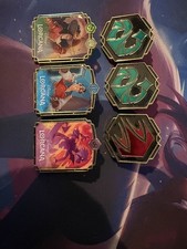 6 Disney Lorcana Organized Play Pin Assortment