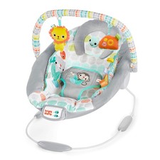 Baby Bouncer Infant Seat Soothing Vibrations Music Toy Bar Whimsical Wild 0-6