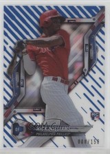 2018 High Tek Pattern 1 Waves/Diagonals Blue Rainbow Foil /150 Nick Williams 0o0