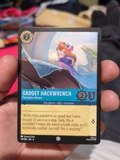 Gadget Hackwrench Common Cold Foil 151/204 Disney Lorcana TCG Azurite Sea