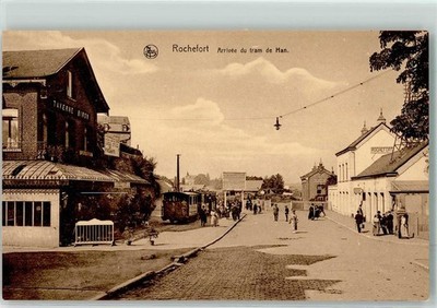 10648188 - Rochefort Ankunft der Eisenbahn de Han Gasthaus Traverne Biron
