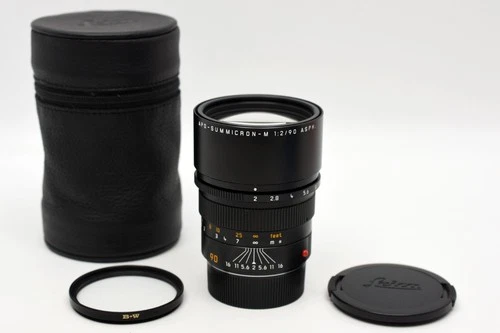 Leica APO-Summicron-M 90mm f/2 ASPH with Case "6bit" - 11884