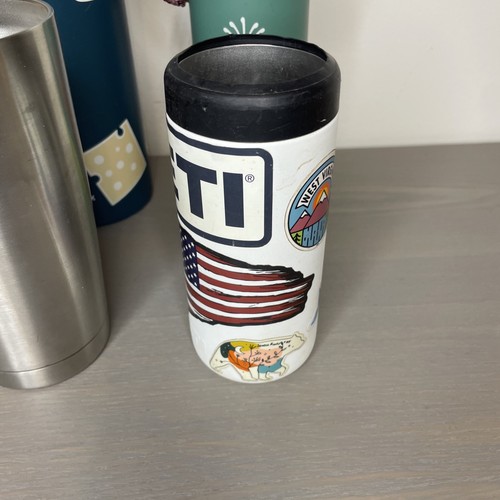 Yeti Hydroflask Bundle Lot Hiking Trail Silver Green Orange 32 40 Oz Rambler - Picture 4 of 17