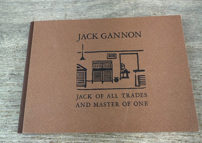 Vintage 1986 Jack Gannon Jack of All Trades Arion Press Biography Memoir Hardcov