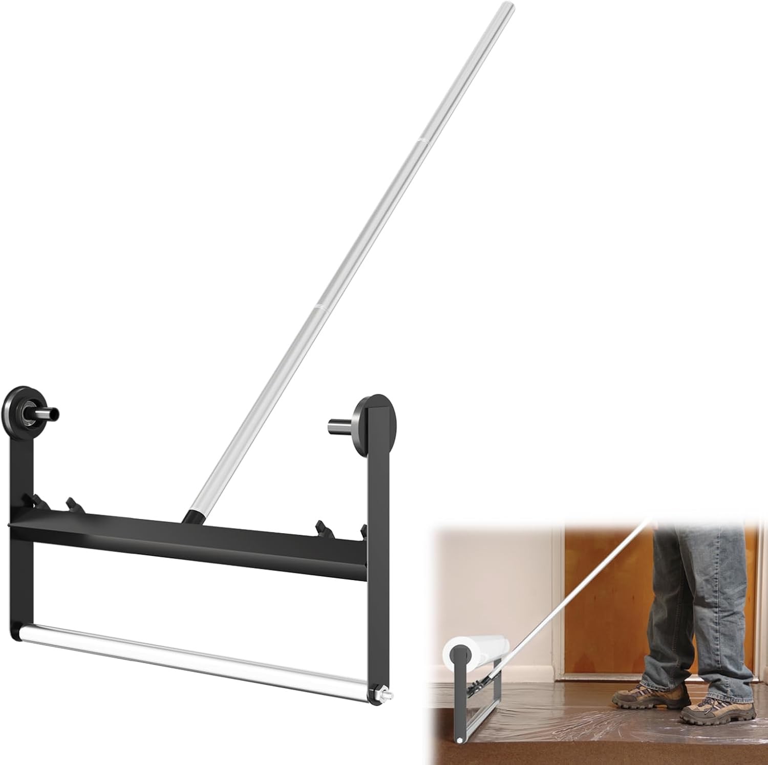 Carpet Protection Film Applicator, Adjustable Width, for Carpet Shield 24/36”