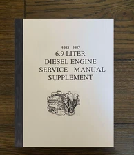 Engine Service Manual Fits Ford Truck 6.9 Diesel 1983 1984 1985 1986 1987