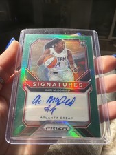 2021 Panini Prizm WNBA - Signatures Aari McDonald #SG-AMC Green Prizm (AU, RC)