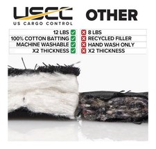 96"x80" Extra Large Sound Dampening Blanket with Grommets, Washable, 12 Pounds..