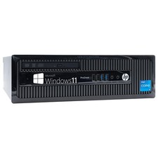 HP 400 G1 SFF i5 16GB 120GB 1TB HDD WIN11 Fixed PC RS232 W/ DESKTOP DVD-RW CD