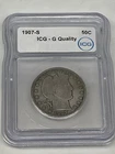 1907-S Barber Half Dollar IGC Quality ( Details Coin)