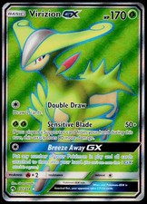 Virizion GX 197/214 Rare Ultra Lost Thunder Pokemon Near Mint