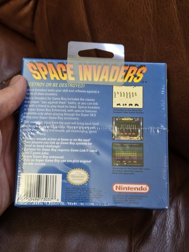 NIB Space Invaders (Nintendo Game Boy, 1994) NEW UNOPENED FACTORY SEALED - Picture 8 of 13