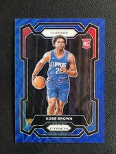 Kobe Brown 2023-24 Panini Prizm Blue Wave Base RC #144