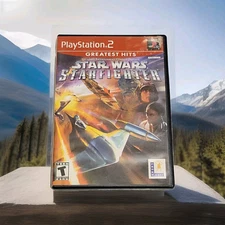 Star Wars Starfighter Playstation 2 PS2 Greatest Hits Complete CIB