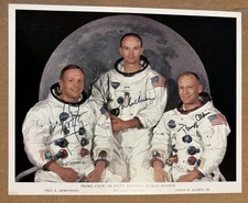 Apollo 11 Crew Signed Litho Armstrong, Aldrin, Collins (NASA Astronauts/Artemis)