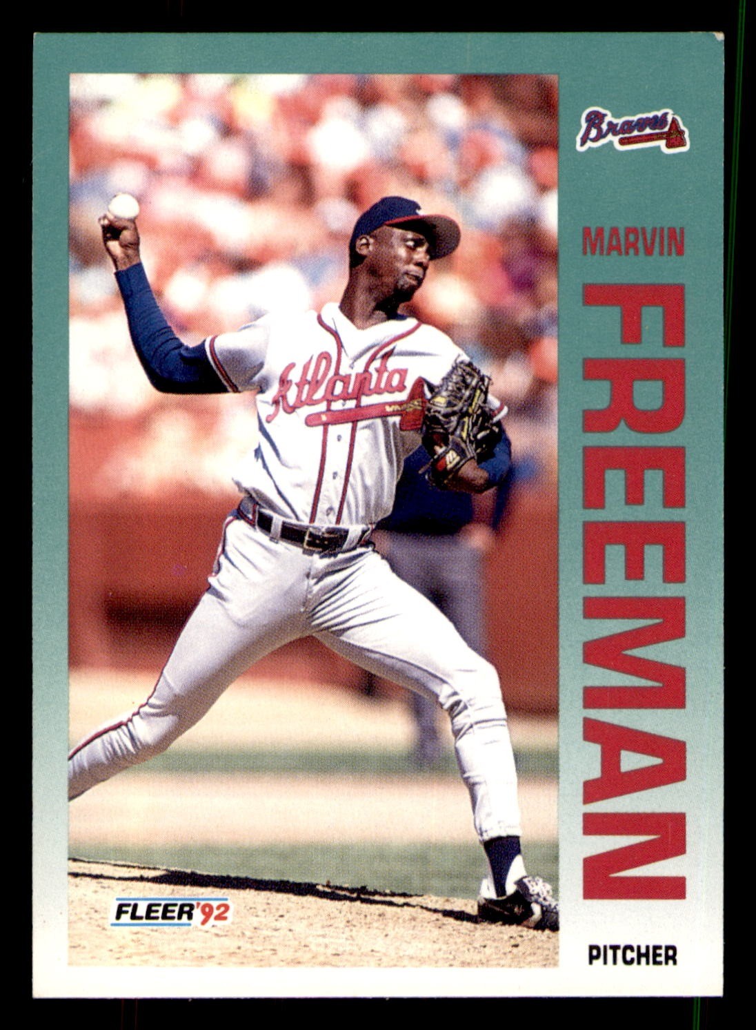 1992 Fleer #356 Marvin Freeman Braves