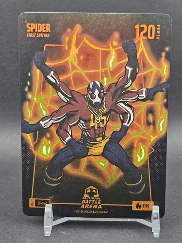 Bo Jackson Battle Arena DONOVAN MITCHELL [SPIDER] Fire Battlefoil BF-142 Rare