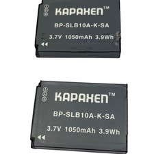 Kapaxen BP-SLB10A-K-SA 3.7V 1050mAh 3.9Wh Rechargeable Li-Ion Batteries Set Of 2