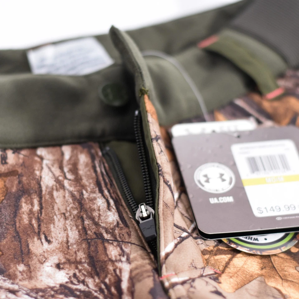 Under Armour Women's Medium UA ColdGear RealTree Water Resistant Hunting Pants - Image 3 of 4