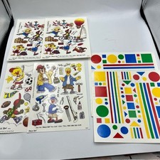 Vibrant Vintage Suzy  s zoo kids sticker sheet set