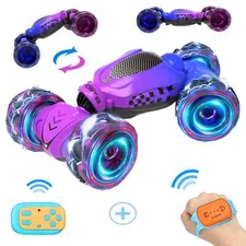 Remote Control Gesture Sensor Vehicle RC Stunt Car 2.4 GHz Rotating Off Road Toy