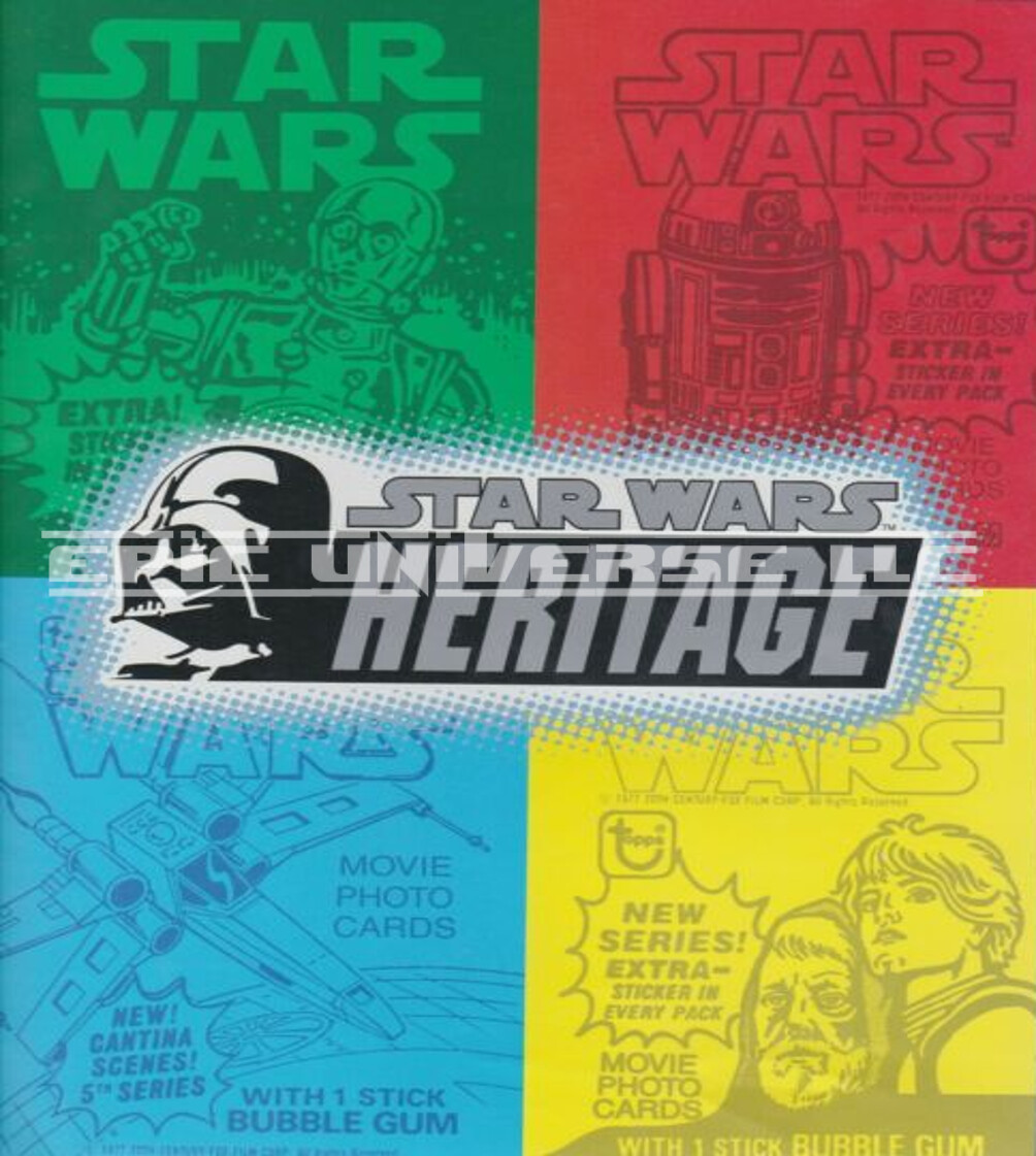 Custom Made 3 Inch 2004 Topps Star Wars Heritage Trading Card Album
