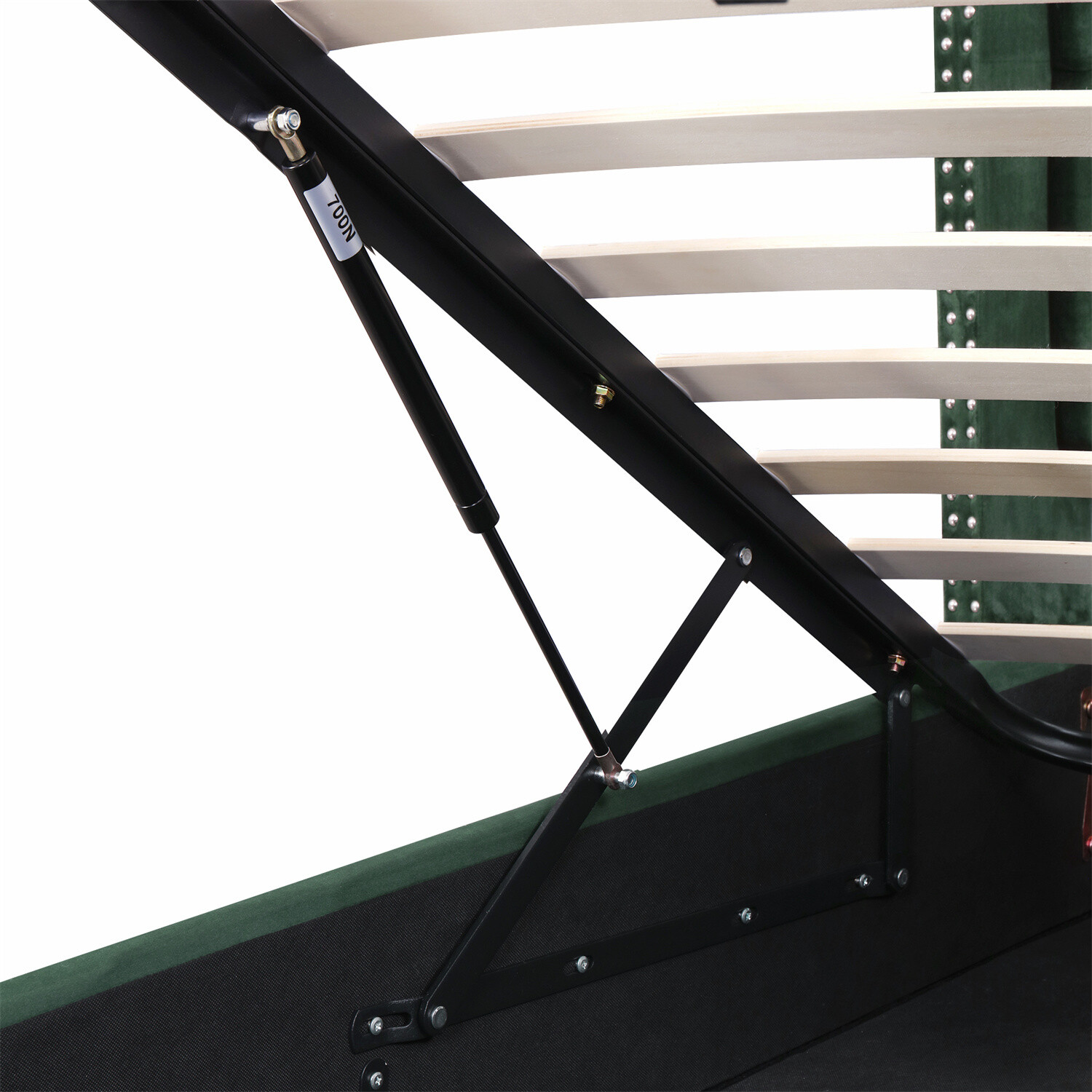 Ottoman Gas Lift Storage Bed Frame 4ft6 5ft Double King Size Velvet