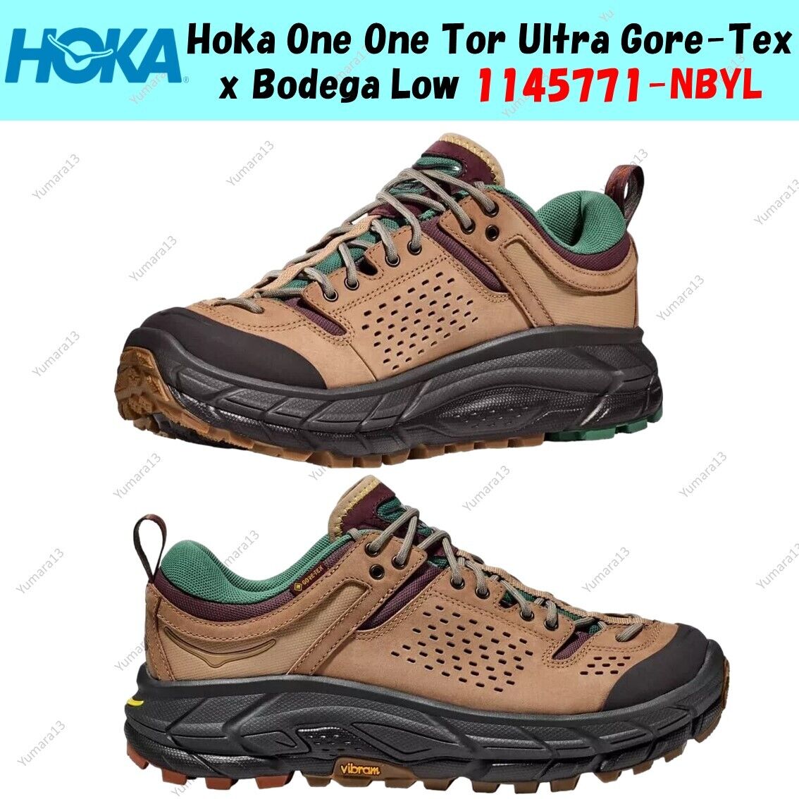 Hoka One One Tor Ultra Gore-Tex x Bodega Low 1145771-NBYL Hoka One One Tor Ultra Gore-Tex x Bodega Low 1145771-NBYL