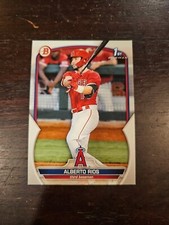 2023 Alberto Rios Bowman Draft Paper 1st Bowman Los Angeles Angels BD-168