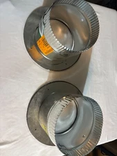 Set Of 2 6" Galvanized Round Master Flow 6 in. Air-Tite Take-Off