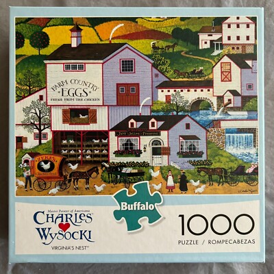 Charles Wysocki Buffalo Games Puzzle  - Virginia's Nest - 1000 pieces