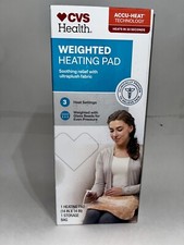 CVS Health New Weighted Heating Pad Soothing Relief With Ultraplush Fabric