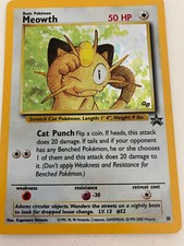 Pokémon TCG Meowth Wizards Black Star Promos 10 Holo Promo on eBay